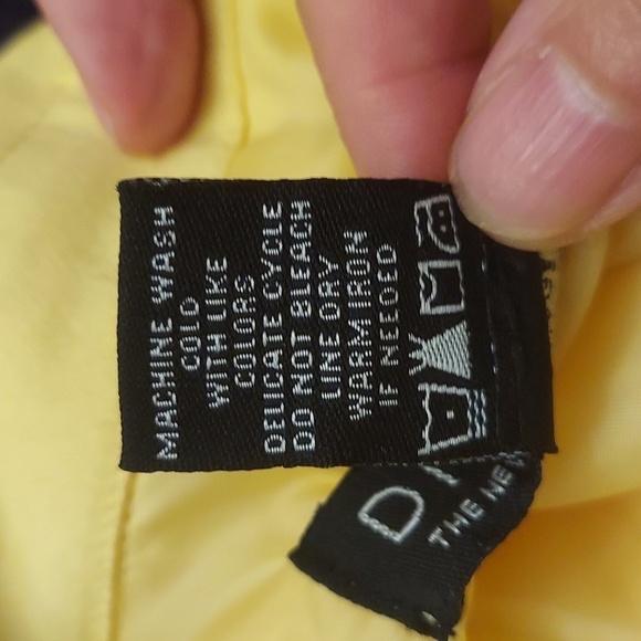 DIALOGUE Yellow Lined Button Down Long Sleeve Blazer Jacket - Picture 11 of 11